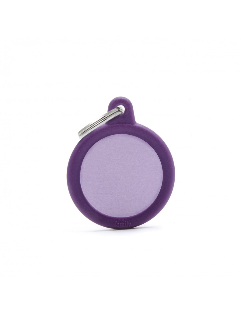 Purple Circle Alu Purple Rubber