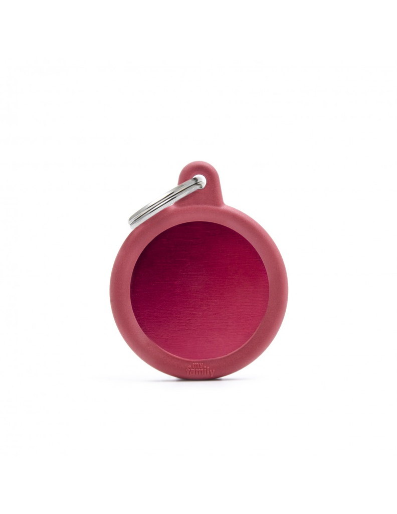 Red Circle Alu Red Rubber