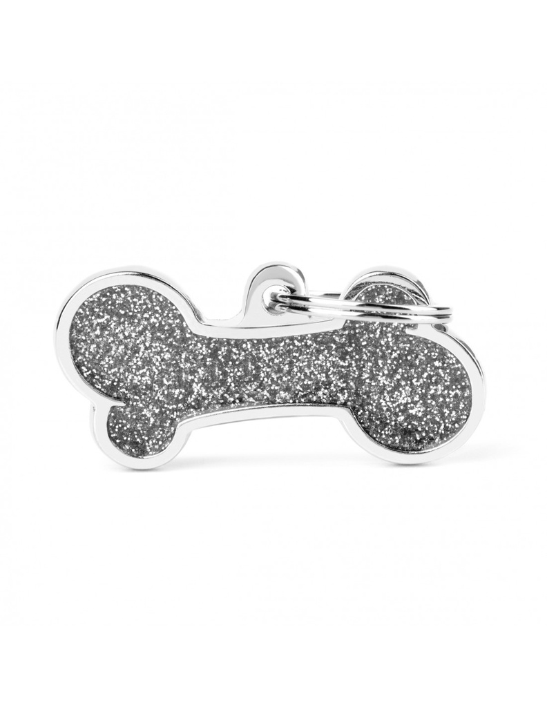 Big Bone Glitter Grey