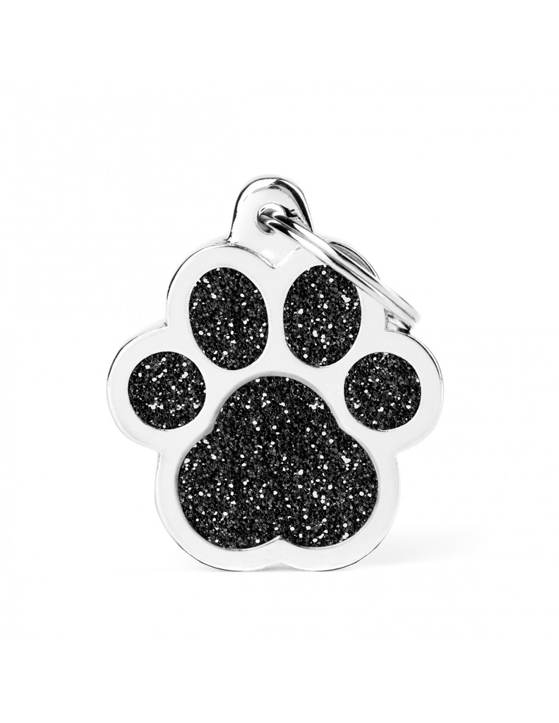 Big Paw Glitter Black