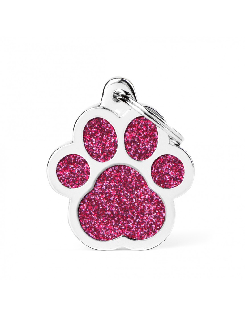 Big Paw Glitter Pink