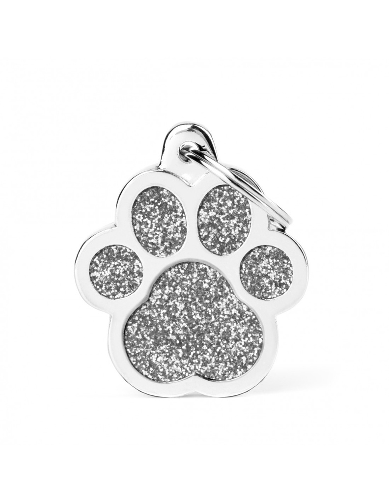 Big Paw Glitter Grey