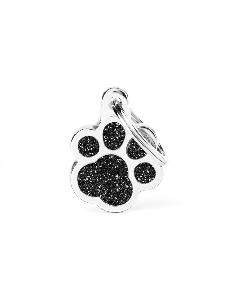 Paw Glitter Black