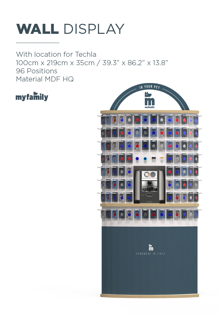 Wall Display 96 Hooks