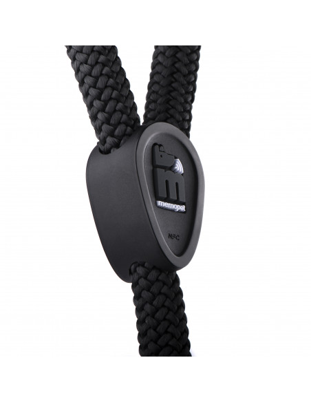 Leash Black Nylon M 12x180 mm