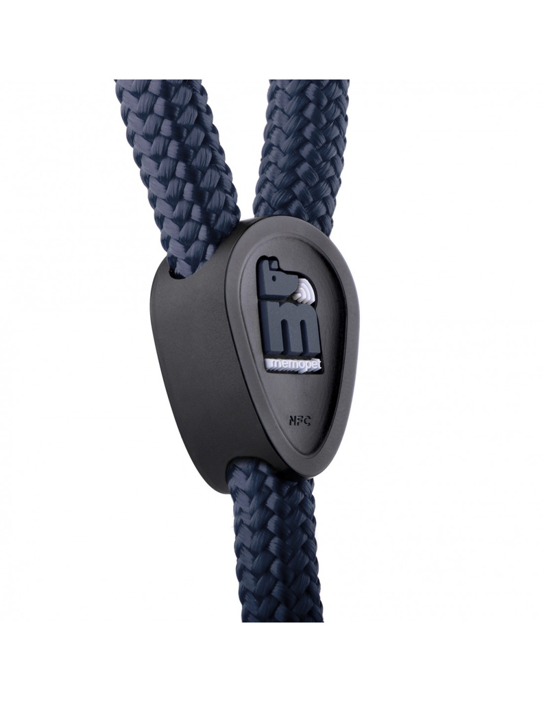 Leash Dark Blue Nylon M 12x110 mm