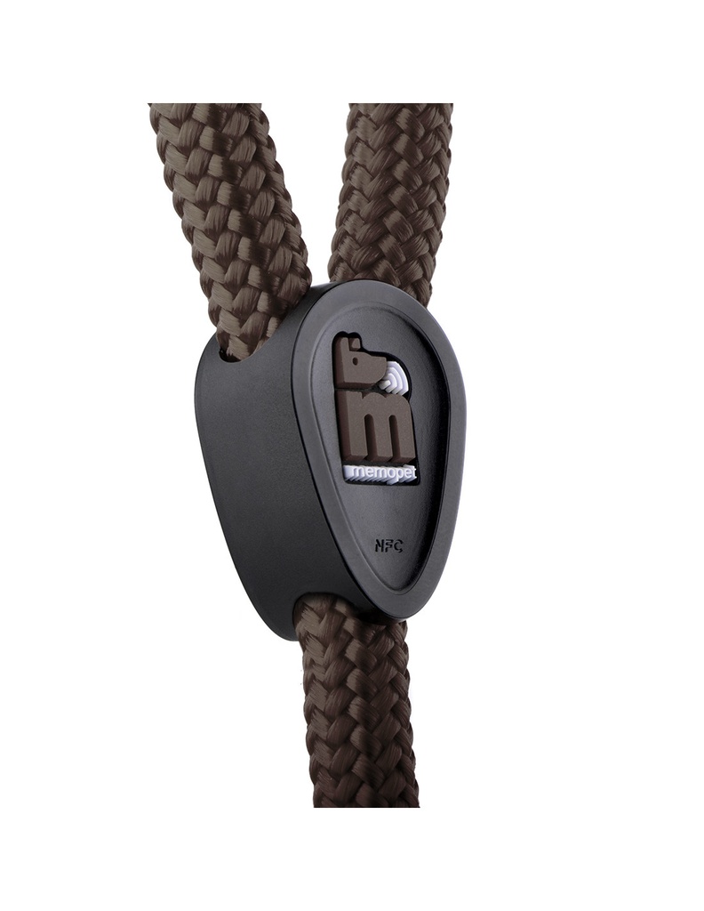 Leash Brown Nylon M 12x180 mm