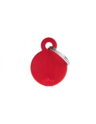 [08000832] Small Round Aluminum Red