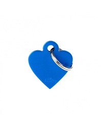 [08000840] Small Heart Aluminum Blue