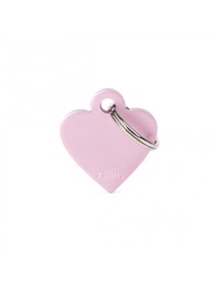 [08000842] Small Heart Aluminum Pink