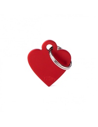 [08000844] Small Heart Aluminum Red
