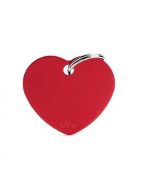 [08000850] Big Heart Aluminum Red