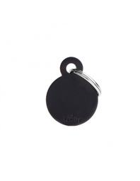 [08000856] Small Round Aluminum Black