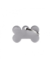 [08000886] Small Bone Aluminum Grey