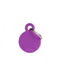 [08000890] Small Round Aluminum Purple
