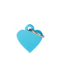 [08000906] Small Heart Aluminum Light Blue