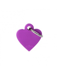 [08000908] Small Heart Aluminum Purple
