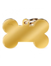 [08000772] XL Bone Golden Brass