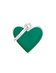 [08000744] Small Heart Green