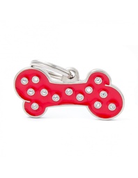 [08000226] Big Red Bone Strass