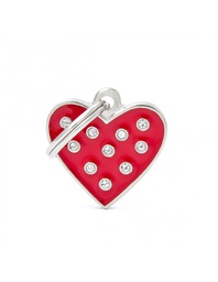[08000250] Red Heart Strass