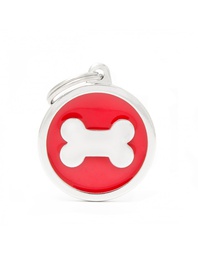 [08000612] Red Big Circle Bone