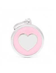 [08000628] Pink Big Circle Heart