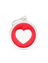 [08000632] Red Big Circle Heart