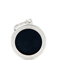 [08000636] Big Circle Black Round Logo