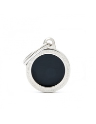[08000642] Small Circle Black Round Logo