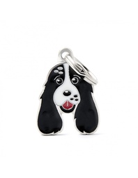 [08000270] Black and White Cocker 