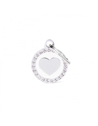 [08000160] White Glam Heart