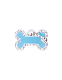 [08000198] Light Blue Small Glam Bone