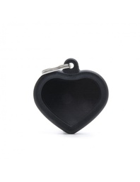 [08000030] Black Heart Alu Black Rubber