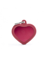 [08000038] Red Heart Alu Red Rubber