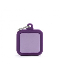 [08000046] Purple Square Alu Purple Rubber