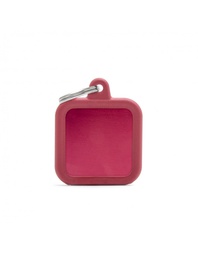 [08000048] Red Square Alu Red Rubber