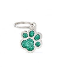 [08000498] Paw Glitter Green
