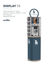 [08000004] Rotating Display 55 Hooks