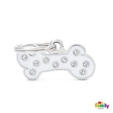 [08000237] Small White Bone Strass