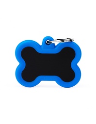 [08000930] Black Bone Alu Blue Rubber