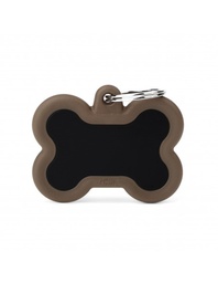 [08000932] Black Bone Alu Brown Rubber