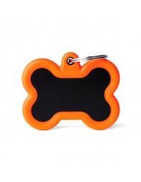 [08000940] Black Bone Alu Orange Rubber