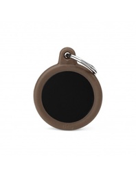 [08000948] Black Circle Alu Brown Rubber