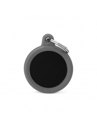 [08000954] Black Circle Alu Grey Rubber