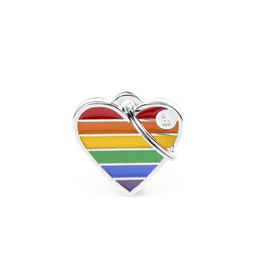 [08001040] S Heart Rainbow