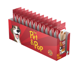 [040211161] Pet&amp;Pop M. Bone Chicken 12x160Gs