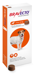 [06001002] Bravecto 250 Mg x 1 Tab ( 4,5 - 10 KG )