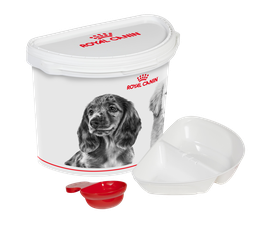 [990110041] Puppy Travel Half Moon Container 4KG