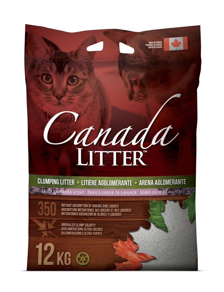 Canada Litter Light Lavender 12 Kg Front